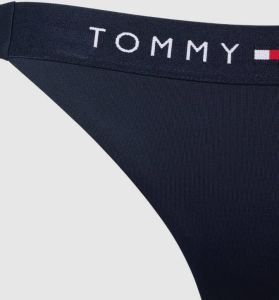 Tommy Hilfiger Swimwear Bikinibroekje TH SIDE TIE CHEEKY BIKINI met tommy hilfiger logo-opschrift