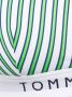 Tommy Hilfiger voorgevormde triangel bikinitop groen wit - Thumbnail 5