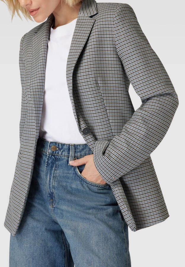 Tommy Hilfiger Blazer met pied-de-poule-motief en reverskraag - Foto 2