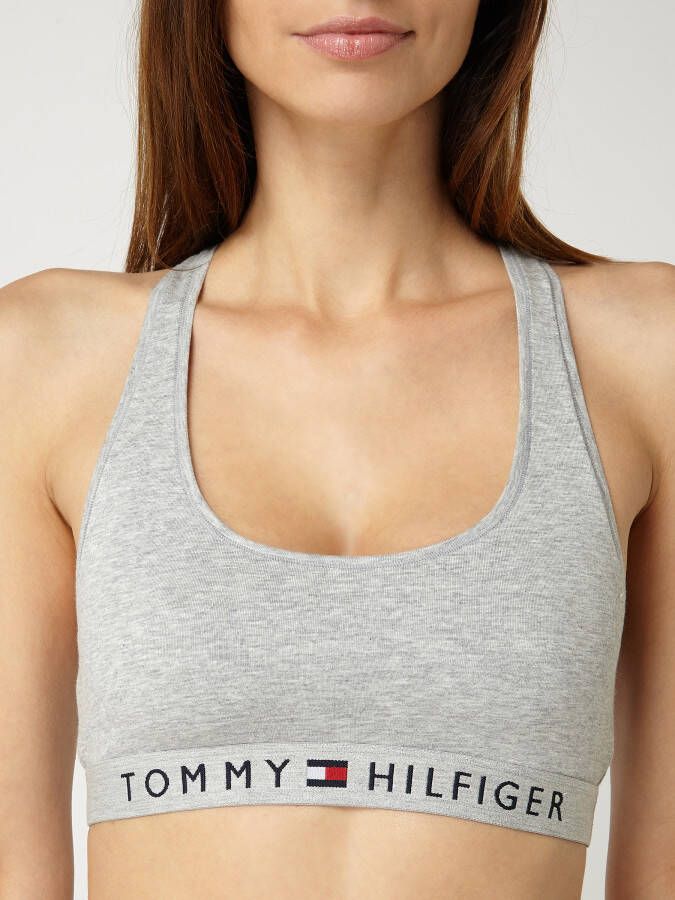 Tommy Hilfiger Bustier met logo in band beugelloos