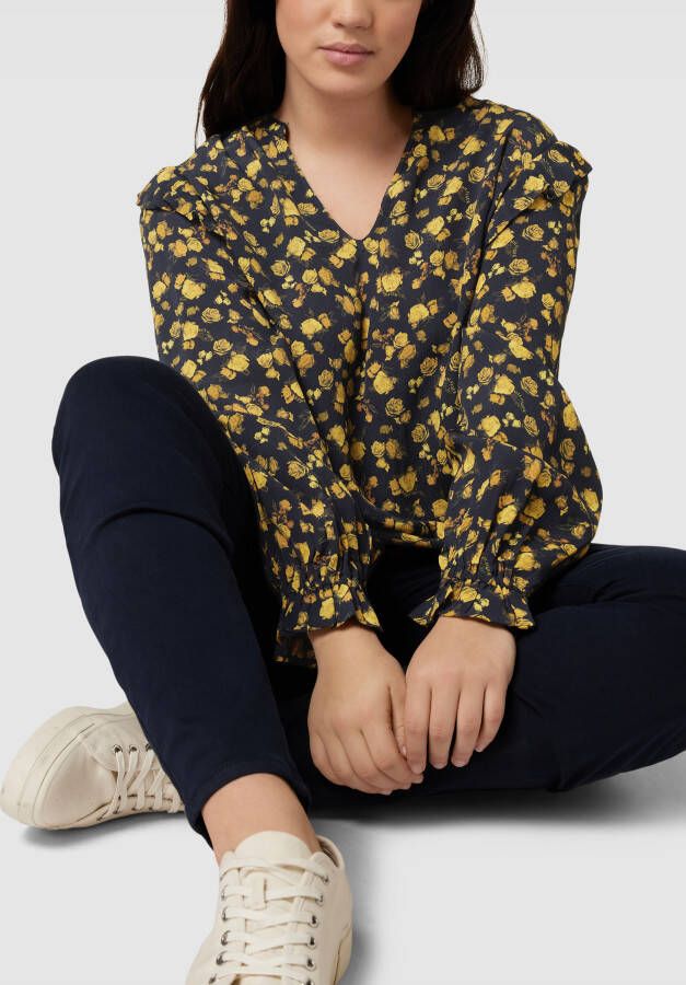 Tommy Hilfiger Curve PLUS SIZE blouse met all-over motief model 'MOSS'