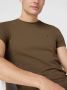 Tommy Hilfiger Donkergroene T-shirt Stretch Extra Slim Fit Tee - Thumbnail 9