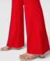Tommy Hilfiger Flared cut stoffen broek met achterzakken - Thumbnail 2