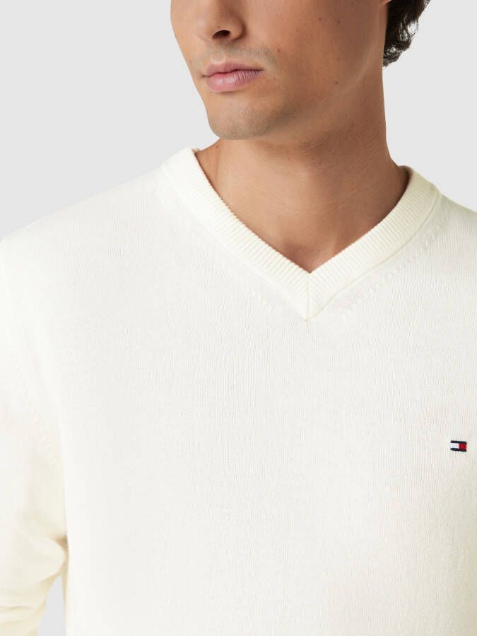 Tommy Hilfiger Gebreide pullover met logostitching