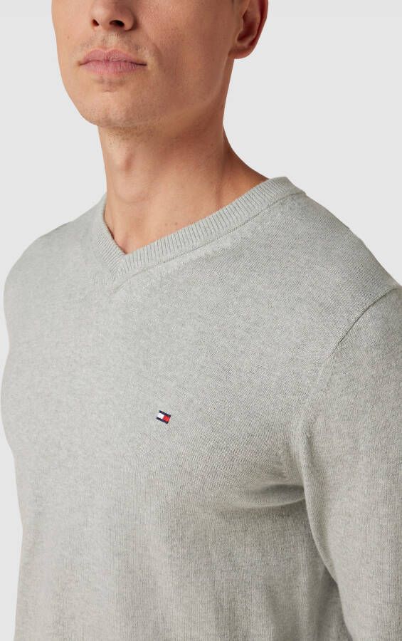 Tommy Hilfiger Gebreide pullover met logostitching