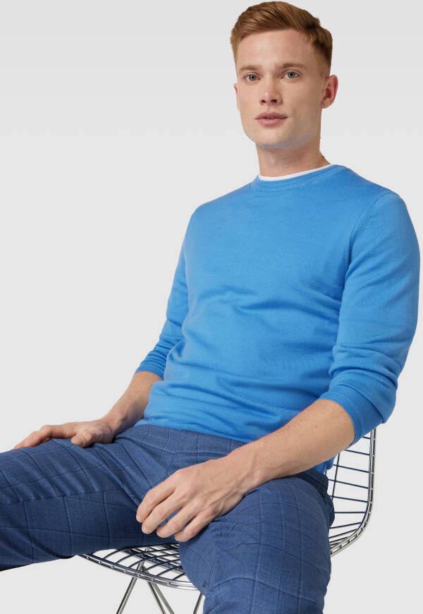 Tommy Hilfiger Gebreide pullover van lanawol model 'MERINO'