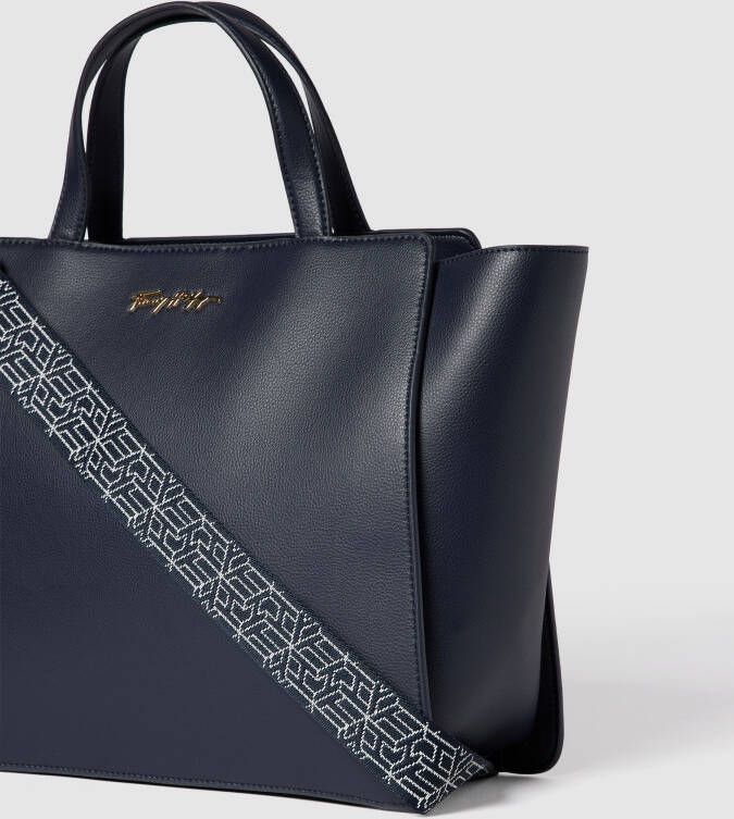Tommy Hilfiger Handtas met labelapplicatie