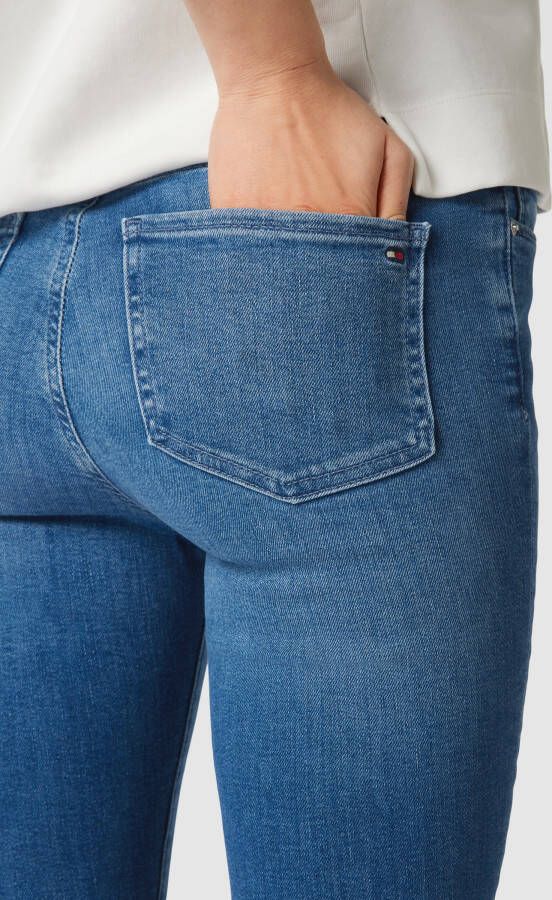 Tommy Hilfiger High waist skinny fit jeans met stretch model 'HARLEM'