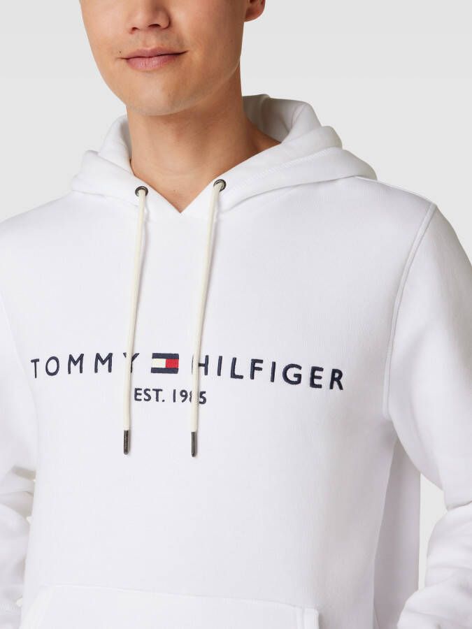 Tommy Hilfiger Hoodie met kangoeroezak model 'TOMMY LOGO'