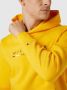 Tommy Hilfiger Heren Langarm Katoenen Sweatshirt met Vaste Capuchon Yellow Heren - Thumbnail 4