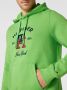 Tommy Hilfiger Hooded Longsleeve Heren T-shirt Green Heren - Thumbnail 3