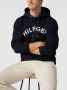 Tommy Hilfiger Archive Fit Hoodie Donkerblauw Mw0Mw31070 DW5 Blauw Heren - Thumbnail 4