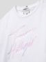 Tommy Hilfiger Kids T-shirt met glanzend opschrift - Thumbnail 2