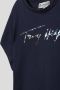 Tommy Hilfiger Kids T-shirt met labelprint - Thumbnail 1