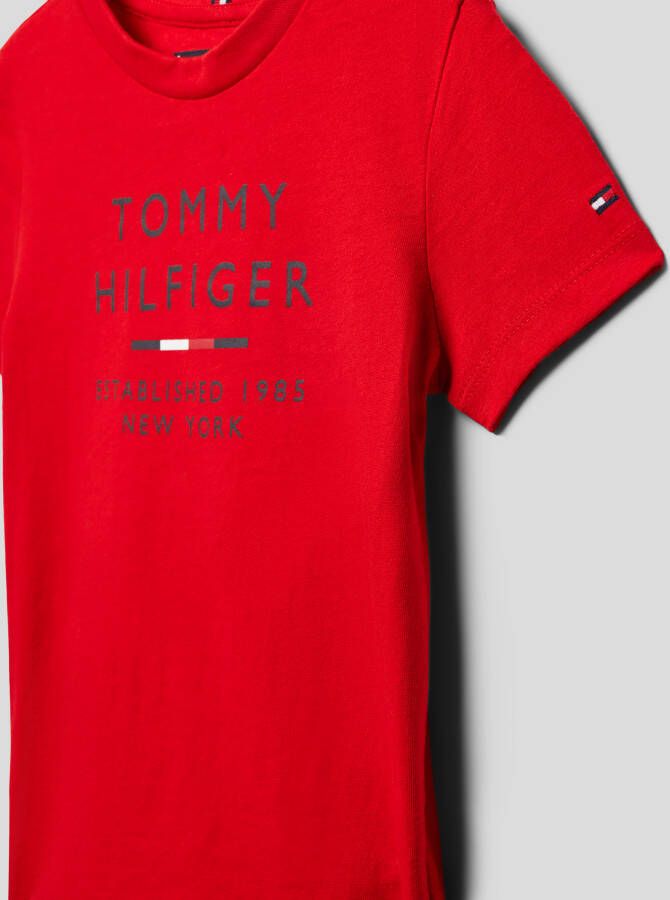 Tommy Hilfiger Kids T-shirt met labelprint