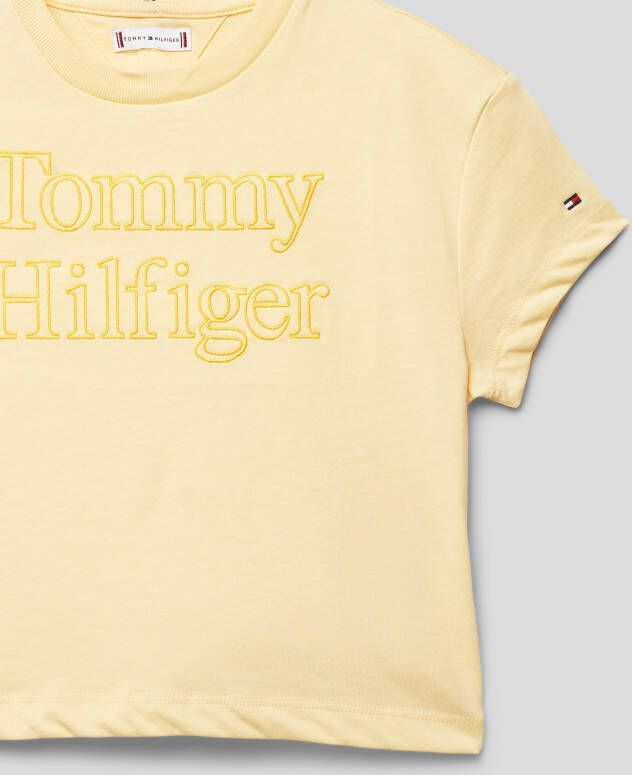 Tommy Hilfiger Kids T-shirt met labelstitching