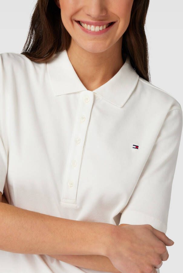 Tommy Hilfiger Poloshirt met labelstitching model 'REG PIQUE'