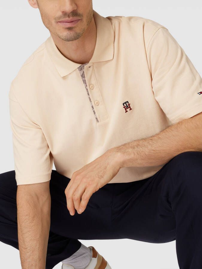 Tommy Hilfiger Poloshirt met logostitching model 'MONOGRAM'