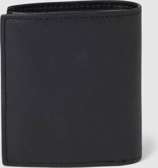 Tommy Hilfiger Portemonnee van echt runderleer model 'CENTRAL TRIFOLD'