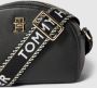 Tommy Hilfiger Zwarte polyester handtas met verstelbare schouderband Zwart Dames - Thumbnail 6