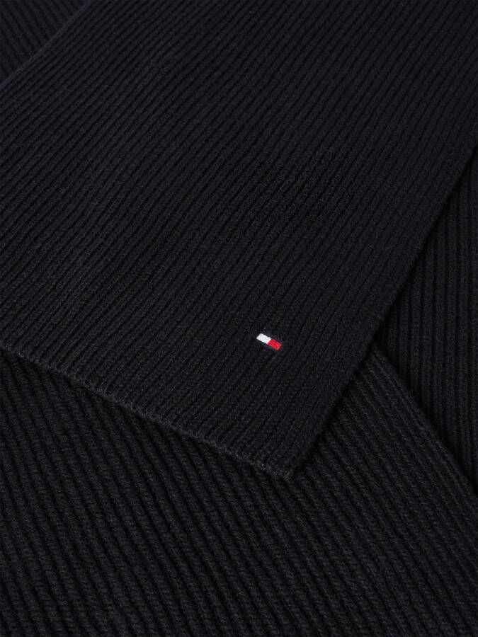 Tommy Hilfiger Sjaal met labelstitching model 'ESSENTIAL FLAG'