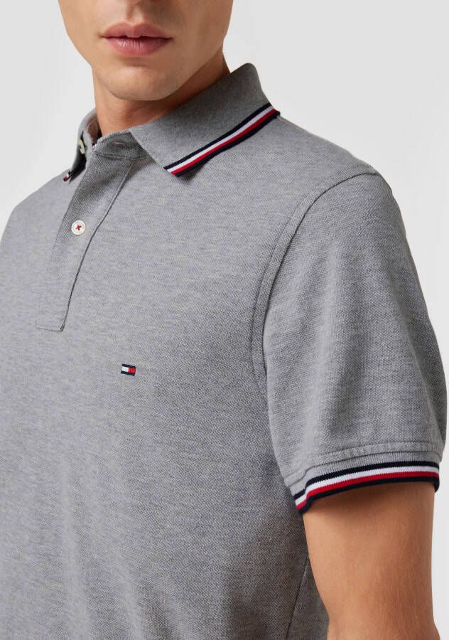 Tommy Hilfiger Slim fit poloshirt met contraststrepen