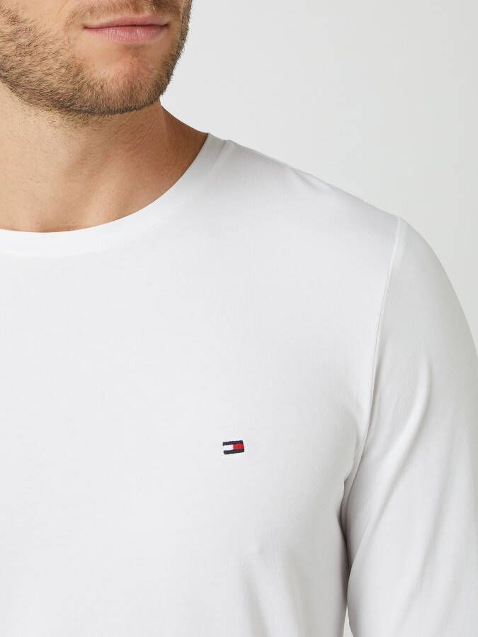 Tommy Hilfiger Slim fit shirt met lange mouwen en geborduurd logo model 'Tretch'
