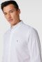 Tommy Hilfiger slim fit overhemd met all over print optic white carbon navy - Thumbnail 9