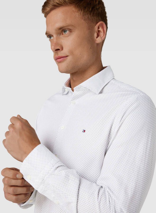 Tommy Hilfiger Slim fit zakelijk overhemd met kentkraag - Foto 2