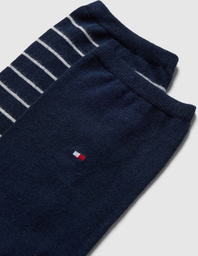Tommy Hilfiger Sokken met labeldetail in een set van 2 paar