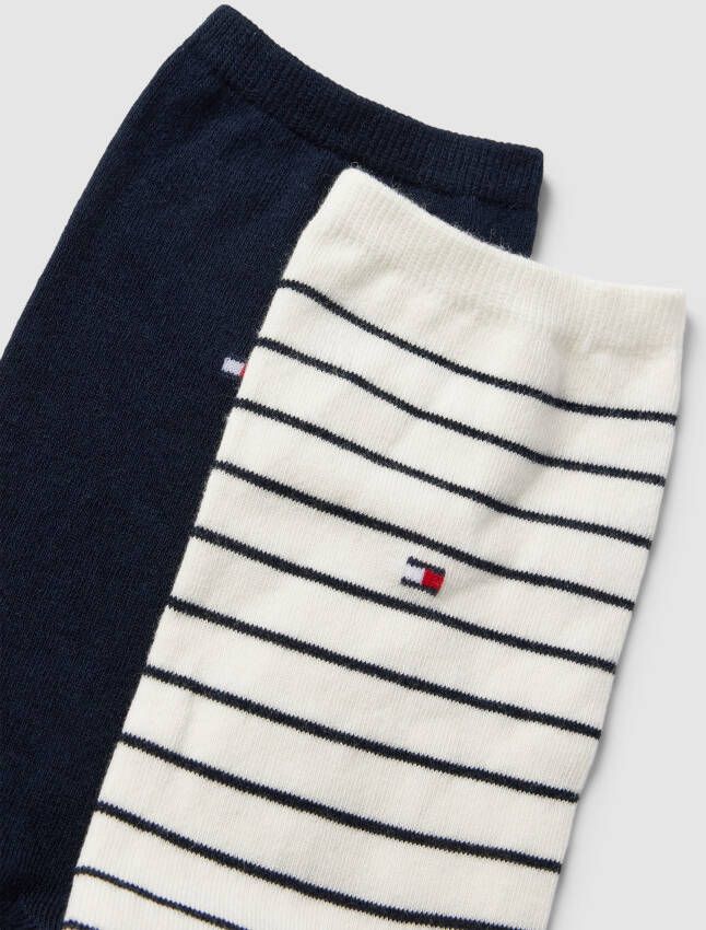 Tommy Hilfiger Sokken met labeldetail in een set van 2 paar
