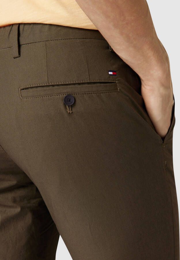 Tommy Hilfiger Straight fit chino met labeldetails model 'Denton'