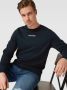 Tommy Hilfiger Monotype sweater donkerblauw Mw0Mw31487 DW5 Blauw Heren - Thumbnail 7