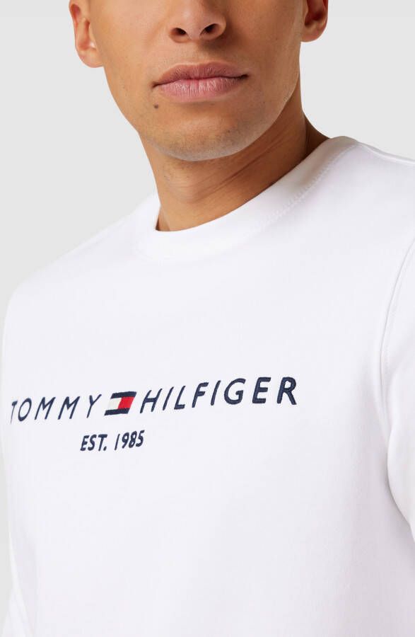 Tommy Hilfiger Sweatshirt met logostitching model 'TOMMY LOGO SWEAT'