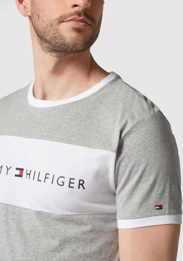Tommy Hilfiger T-shirt met labelprint - Foto 2