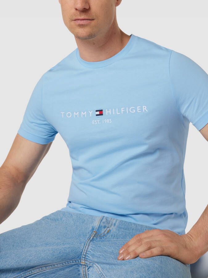 Tommy Hilfiger T-shirt met labelstitching
