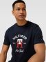 Tommy Hilfiger Heren T-shirt met logo print op de borst Blue Heren - Thumbnail 3