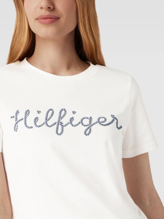 Tommy Hilfiger T-shirt met logoprint model 'ROPE'