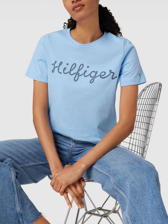 Tommy Hilfiger T-shirt met logoprint model 'ROPE'