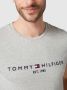 Tommy Hilfiger T-shirt van biologisch katoen grijs - Thumbnail 12