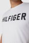 Tommy Hilfiger T-shirt van biologisch katoen met labelprint - Thumbnail 3