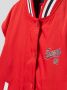 Tommy Hilfiger baseball jacket van gerecycled polyester rood Jas Meisjes Gerecycled polyester (duurzaam) Ronde hals 152 - Thumbnail 3