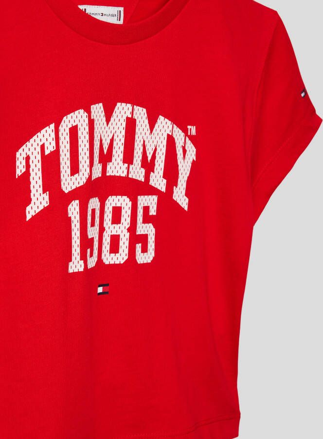Tommy Hilfiger Teens T-shirt met label- en logoprint