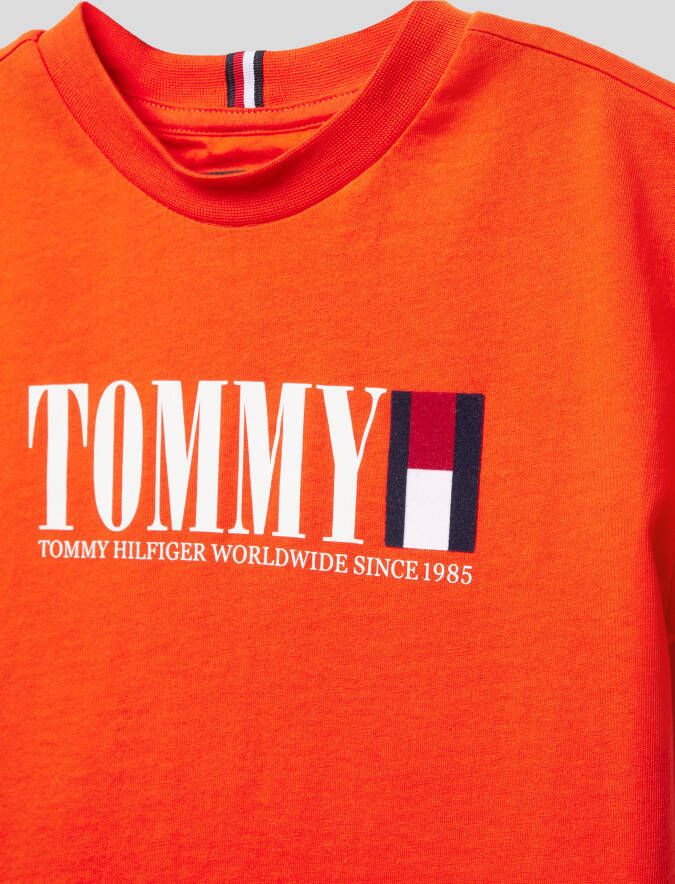 Tommy Hilfiger Teens T-shirt met labelprint model 'TOMMY'