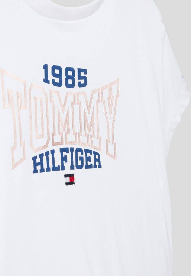 Tommy Hilfiger Teens T-shirt van katoen met labeldetails