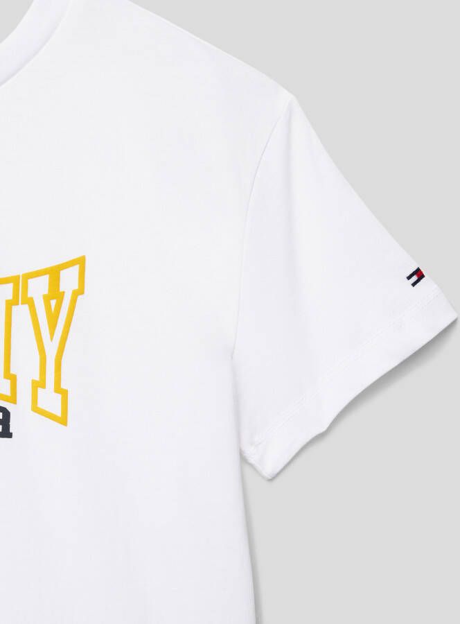 Tommy Hilfiger Teens T-shirt met labelprint model 'VARSITY'