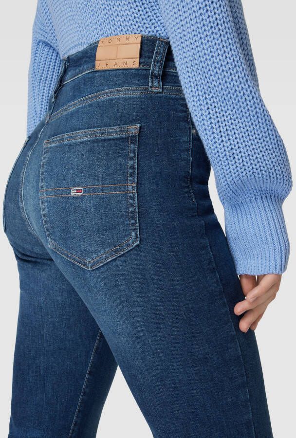 Tommy Jeans Bootcut jeans met logostitching model 'SYLVIA' - Foto 2