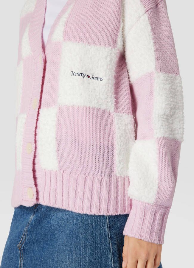 Tommy Jeans Cardigan met labelstitching