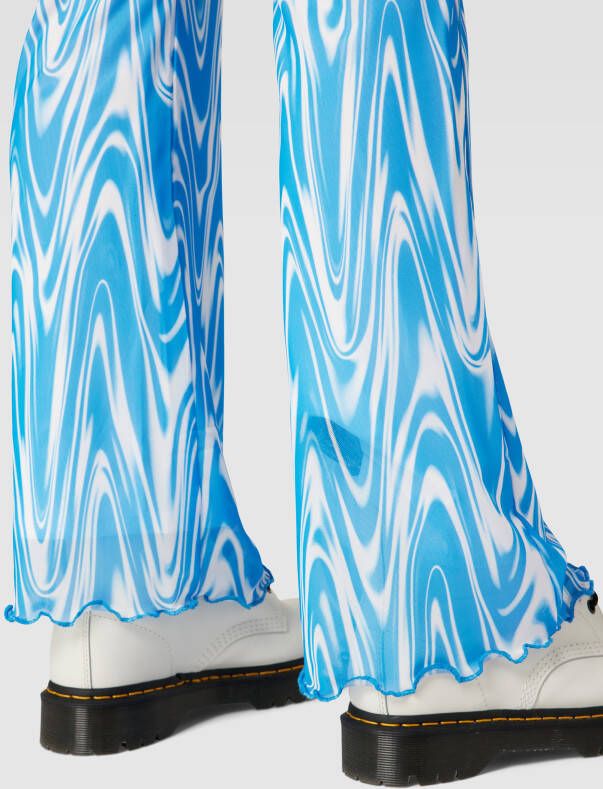 Tommy Jeans Flared broek met all-over motief - Foto 2