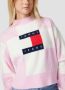Tommy Jeans Tommy Hilfiger Dames Gebreide Kleding in het Roze Pink Dames - Thumbnail 4